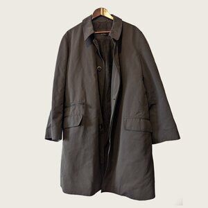 CORNELIANI - Green long overcoat - Sz 58